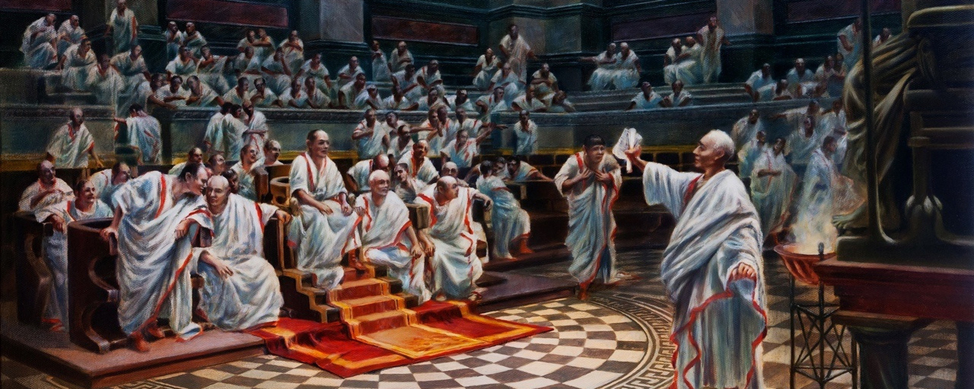 Заседание римского сената